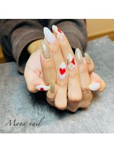 マナネイル(Mana nail)/冬アート詰め込みnail