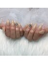 クロム風シンプルネイル♪