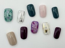 ネイルサロンクイール 宇都宮店(NAIL SALON QUILL)/シェル×クリアカラー☆