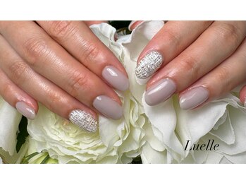 ワンカラー+ツーイド2本アート