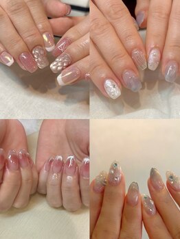 エクレ(eclat)の写真/大切な日のネイルはお任せ♪ブライダルや成人式、ライブなど推し活にも◎上品なデザインが得意です!!