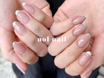 ノルネイル(nol nail)/名古屋/名駅》ガラスフレンチ