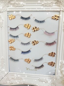 美アイズ リッチラッシュ(Rich Lash)の写真/モテカワ×垢抜けも叶う♪カラ-エクステ☆ブラウンカラ-も４種類!抜け感を演出しおしゃれな目元に♪MIXも◎