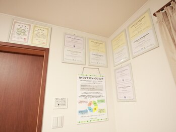 アレアル/カイロプラクティック資格保有