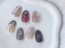 ネイルサロン アビー 新宿東口店(abbie)/バレンタイン1本アート