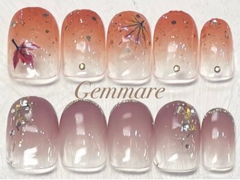 ジェンマーレ 青葉台店(Gemmare)の写真/ソフトジェルオフ無料！アート豊富なハンドキャンペーンネイル￥7,450で上品な指先に☆カラー変更もOK♪