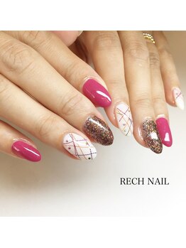 レッシュネイル サロンアンドスクール(RECH NAIL salon&school)/ピンク
