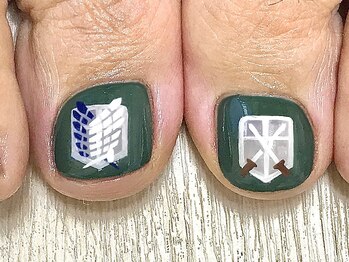 ティーエス ネイル ガーデン(T.S Nail Garden)/進撃の巨人デザイン