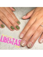 リベルタス(LIBERTAS)/#green nuance nail