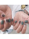 涼しげ夏ネイル☆