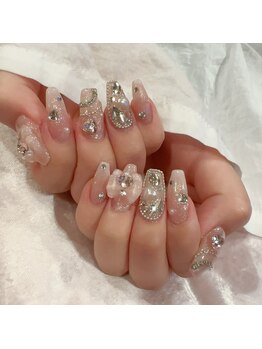 ココ ネイル サロン アンドスクール(COCO.NAIL SALON&SCHOOL)/キラキラネイル