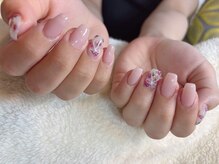 ココネイル(coco.nail)/【ツイード&ストーンチェーン】