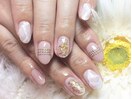 天然石ネイル☆