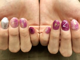 ニュアンス×オーロラネイル