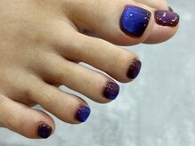 クレモアネイル 池袋西口店(CLEMORE NAIL)/ブルー×パープルマグネット