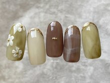 エムドットネイル 池袋(m.nail)/ぷっくりflowerニュアンス