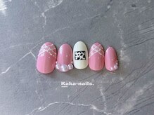 カカネイルズ(Kaka nails)/レースアニマルネイル