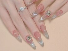 モアグラム 渋谷道玄坂店(More Glam)/マグネットフレンチネイル