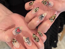 ゆびノさき オモテサンドウ(ゆびノさき+omotesando)/迷彩ネイル