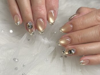 ルルネイル(Rurunail)/うるマグガラスフレンチ