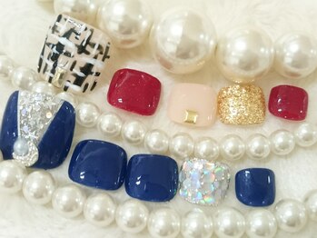 ネイルサロン アジュール(nail salon Azur)/フットデザイン　￥6000