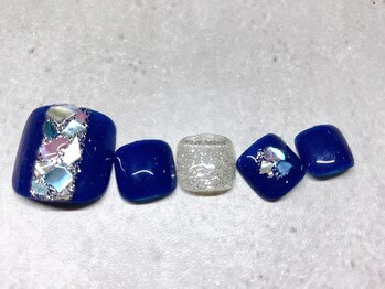 WRネイルズ(WR Nails)/【FOOT】持ち込みアート90分