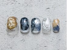 ルフトエーデ(LUFT Ode)/【Art 10】インク×バブルネイル