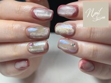 ネイルセッション(nail session)/オーロラ×マグ×ニュアンス