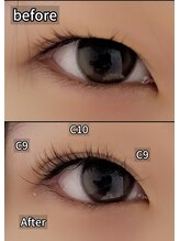 まつげちゃん☆ねいるちゃん/フラットラッシュ80本