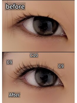 まつげちゃん☆ねいるちゃん/フラットラッシュ80本