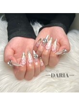 ダリア(Daria)/埋め込み桜ホロネイル