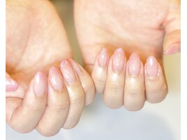 ラメグラデーションネイル