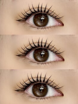 ザ サロン シーア 錦糸町(THE SALON thea)の写真/【LEDエクステで持ちアップ】汗や油分に強く、高持続！低刺激！かわいらしい目元にも◎ナチュラルな目元も