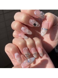 チェック×ちょうちょ♪