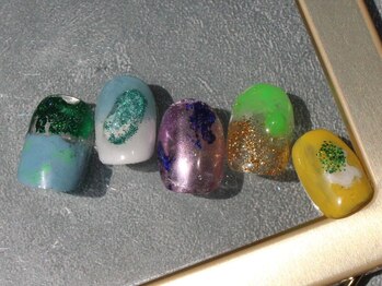 つめノさき/カラフルラメ