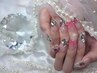 【Open記念価格】上品クリアデザインネイル¥4400