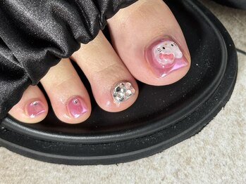 リン 恵比寿(RiN.)/オーロラピンクアートakane