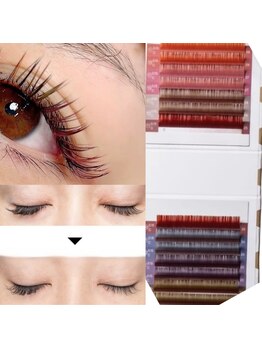 929 アイラッシュアンドビューティーサロンの写真/【BINDLOCK】導入店！color豊富で自由自在！colorMIXもおすすめ◎ぱっと明るく可愛い目元へ♪