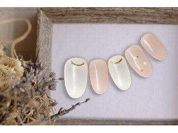 FASTNAIL松戸駅西口店【パラジェル/ジェルネイル専門/定額/マグネット/フットネイル】/さくら ワイヤー風 【11833】