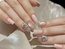 クラネイル(KURA_NAIL)/クリアビジューデザイン