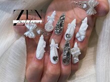 ゼン ネイル デザイン 池袋(ZEN NAIL DESIGN)/ * 長 さだしやり放題×つけ放題