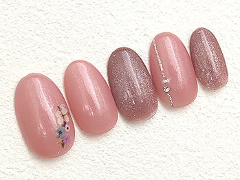 ワンラブネイルズ 池袋店(One Love Nails)/【定額】5490円★　フラワー