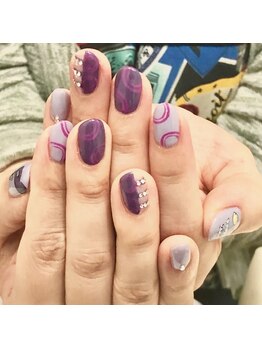 キャラクターモチーフネイル
