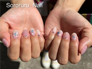 ソロルル ネイル(Sororuru Nail)/シェルマーメイドデザイン