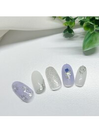 ミラーフラワー（シルバー）