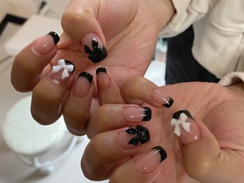 ハンド左手、右手アート2本づつ