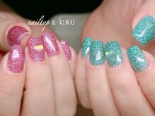 ネイルトップエクル(nail top E CRU)/lameアシンメトリー