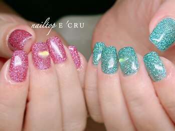 ネイルトップエクル(nail top E CRU)/lameアシンメトリー