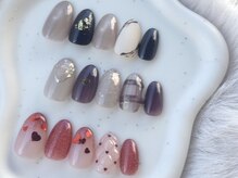 ネイルサロン アビー 新宿東口店(abbie)/新宿店限定バレンタインデザイン