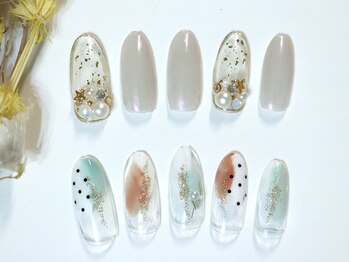 ユイアス(YUias...)の写真/洗練された指先に＊【パラジェル認定サロン◆毎月変わるキャンペーンデザイン全8種¥7700/初回オフ無料】＊